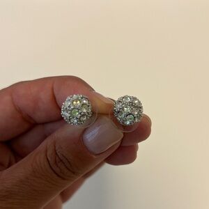 Elegant Silver Stud Earrings